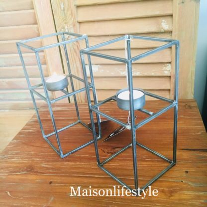 Metalen frame T-light zen
